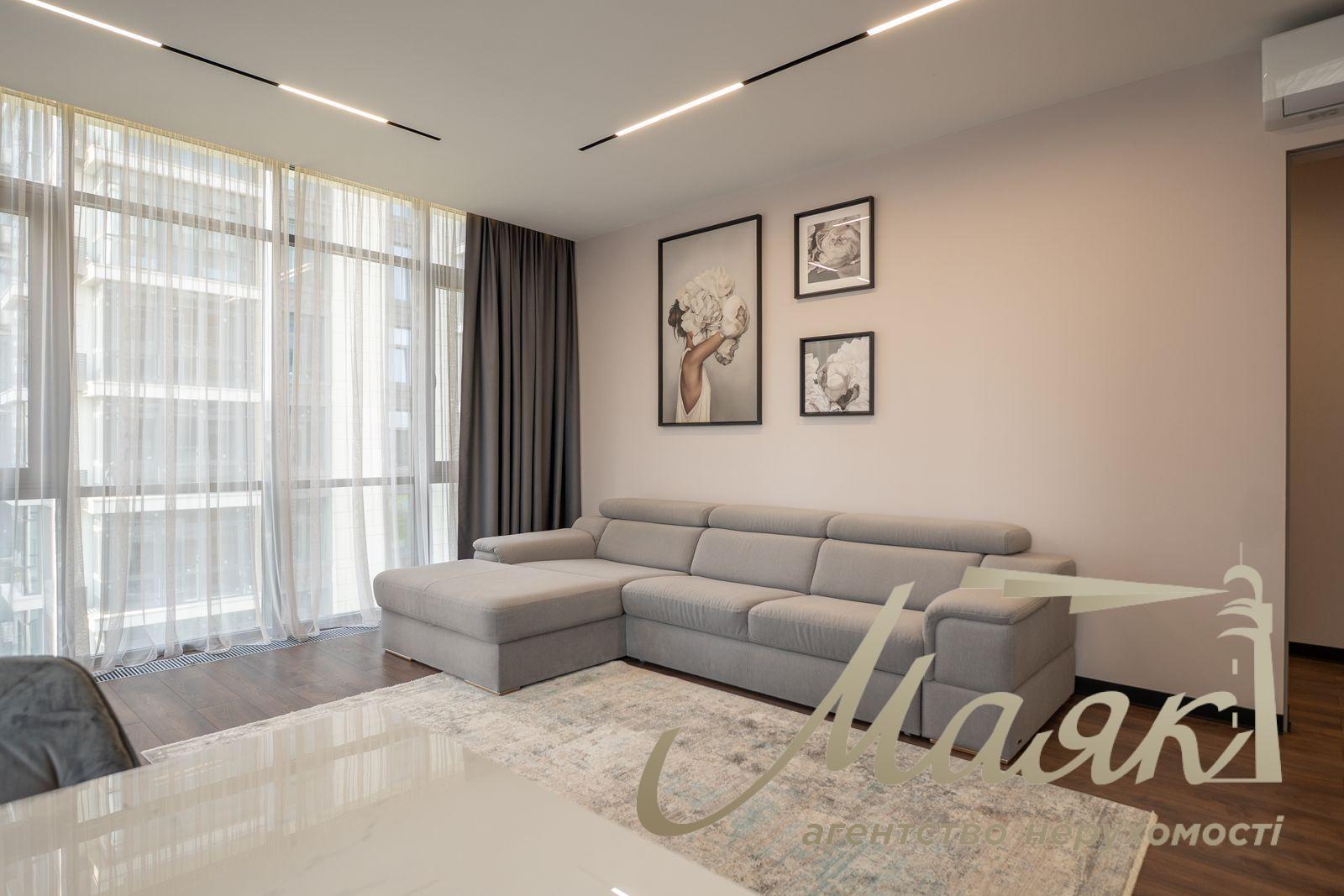 Оренда 2х-кімнатної квартири 102м2 в ЖК Новопечерські липки, вул.Андрія Верхогляда 17-В. (Михайла Драгомирова)