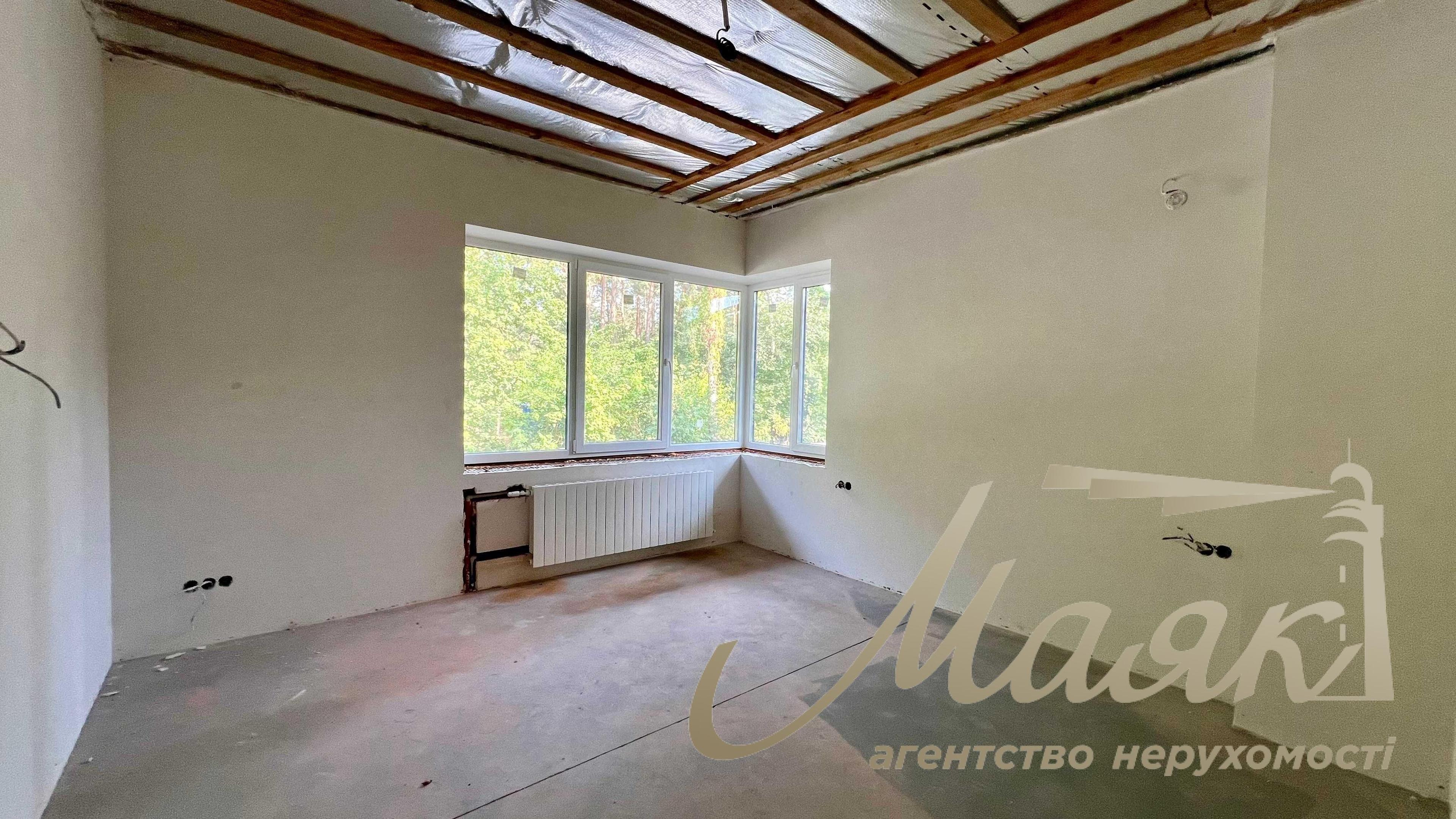 Продажа нового дома в невероятно живописном месте среди сосен, пгт Плюты, Киевская область, Обуховский район.