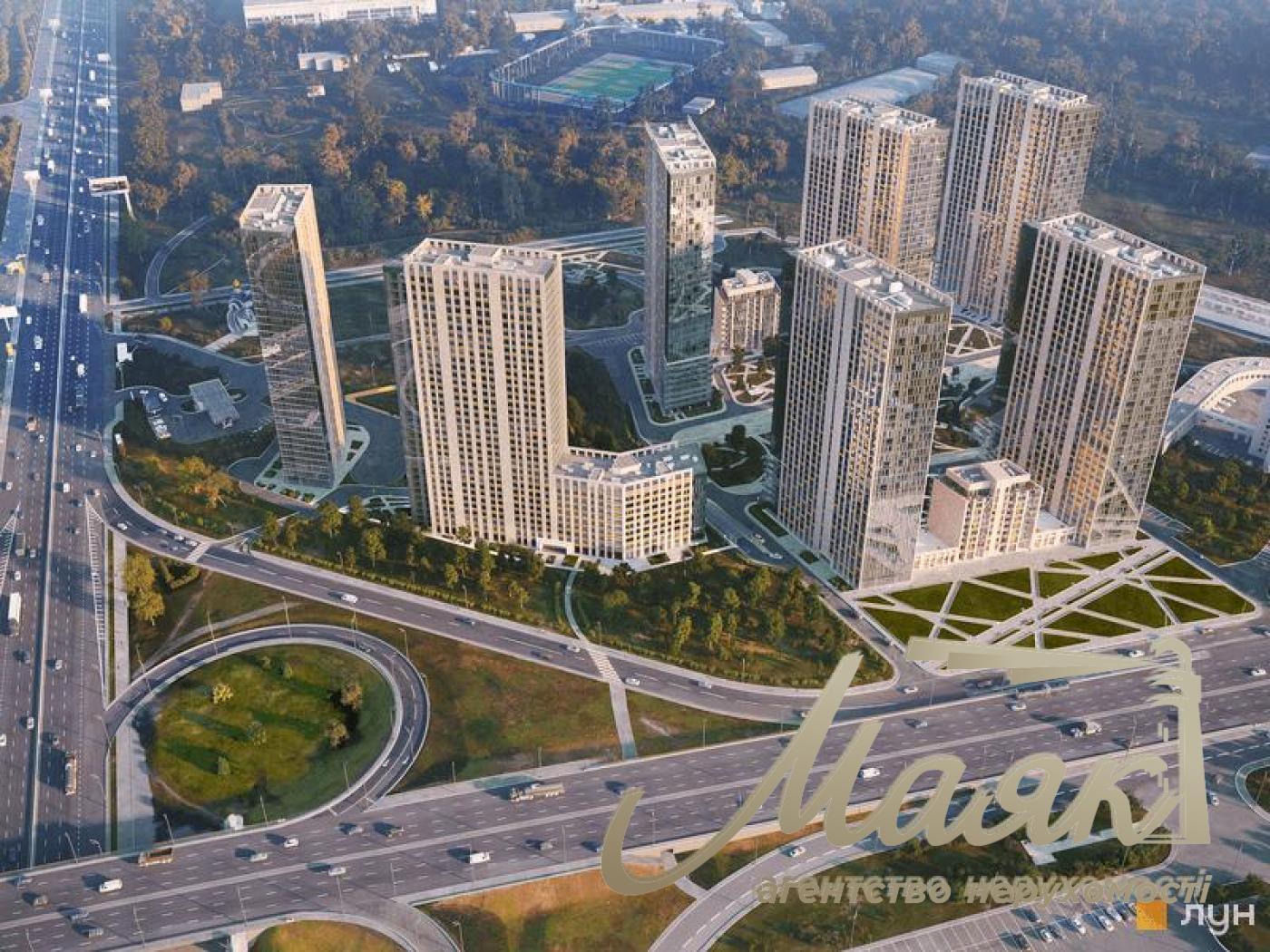 For sale 3-bedroom apartment in LCD Metropolis, Goloseevsky district, Teremki