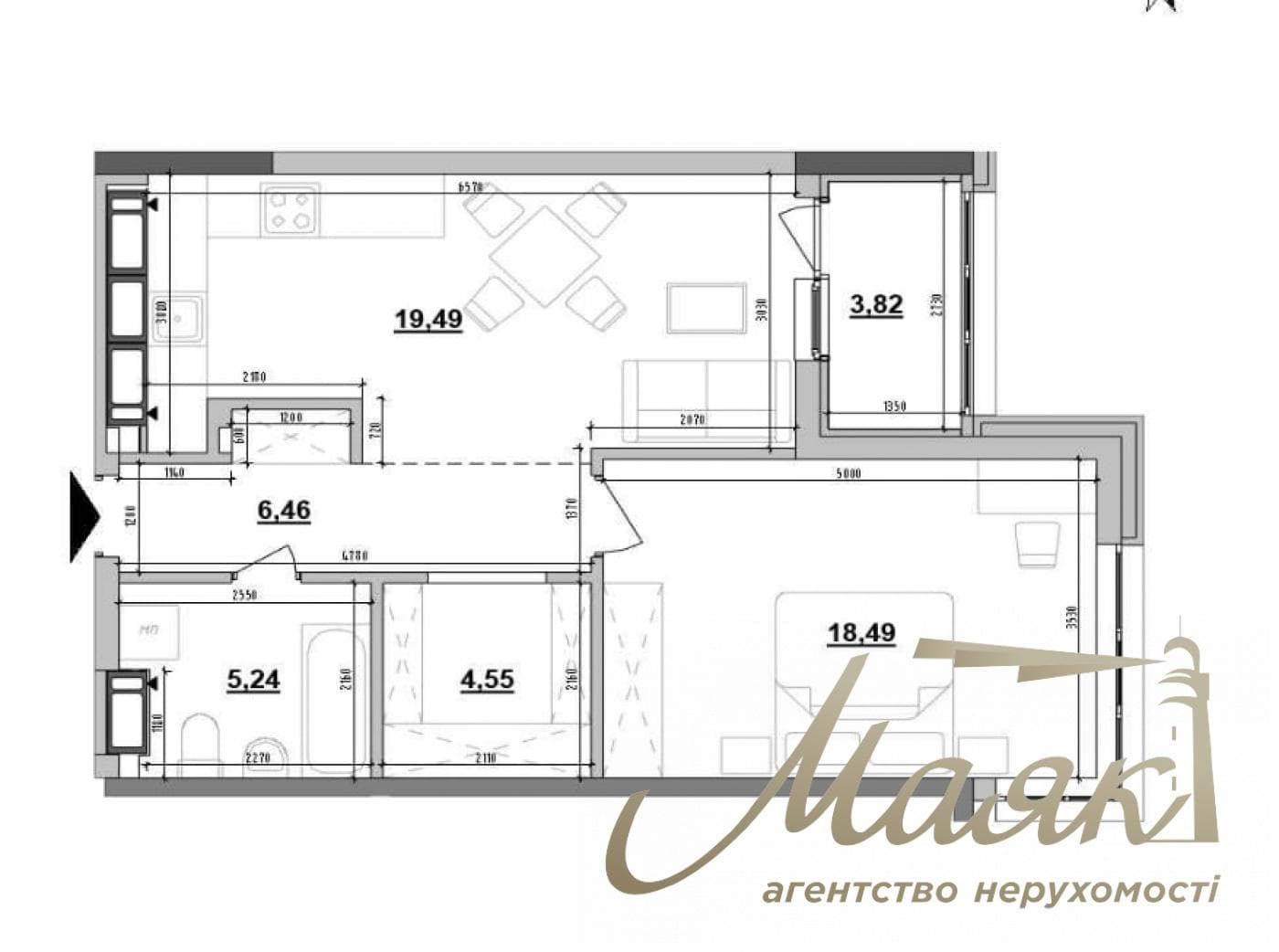 Продажа 2-к квартиры в ЖК Maxima Residence, Печерск