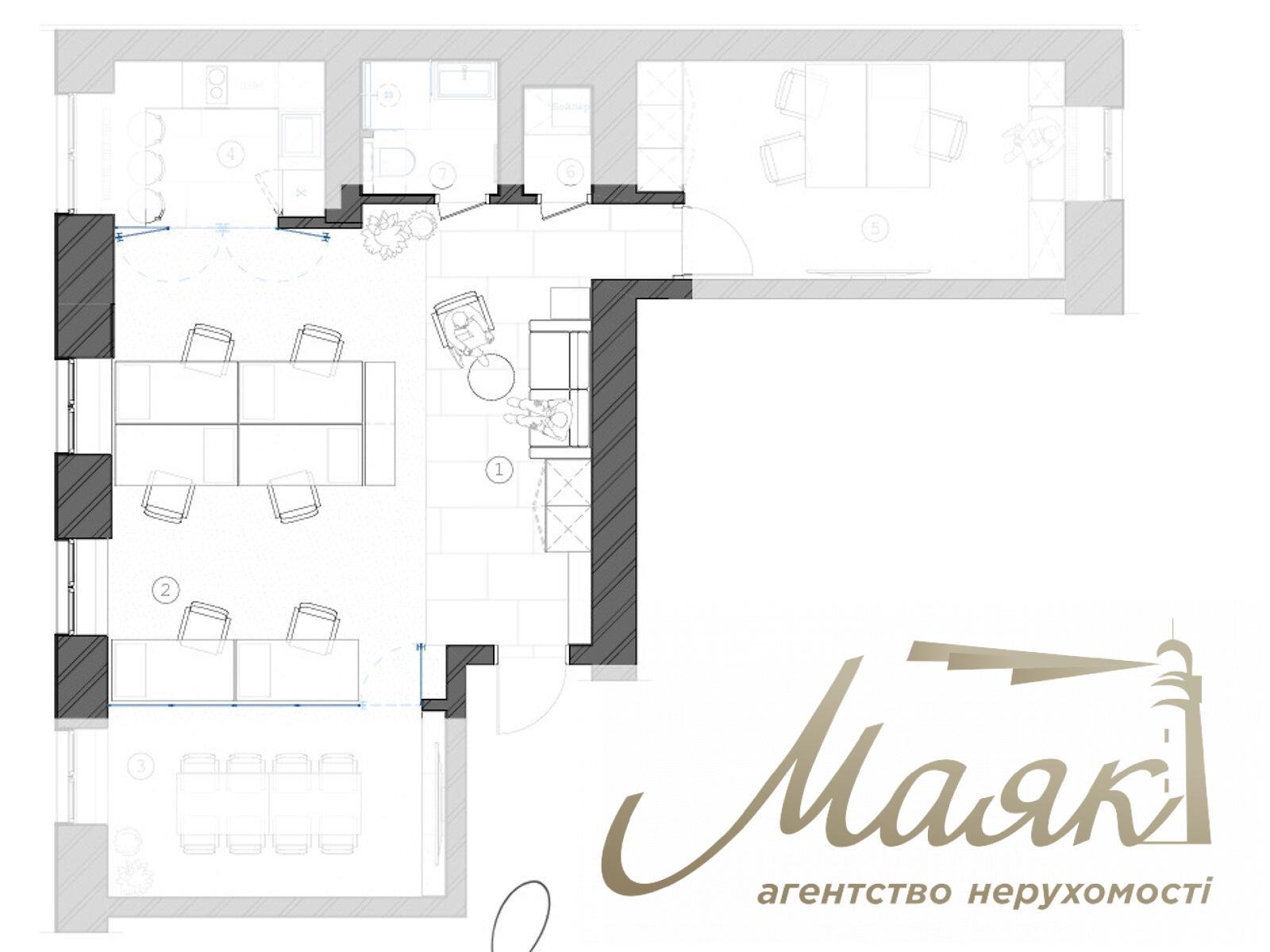 Оренда Офісу 75м2 на вул. Володимирська 9, Шевченківський район