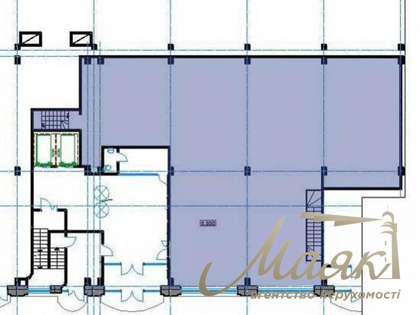 Rent a front room for a restaurant, store, cafe. Yaroslavskaya str., Podol, Kiev