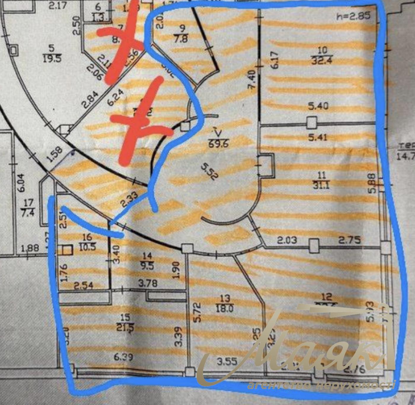 Аренда офиса 240м2 на пр.Берестейский 31, КПИ