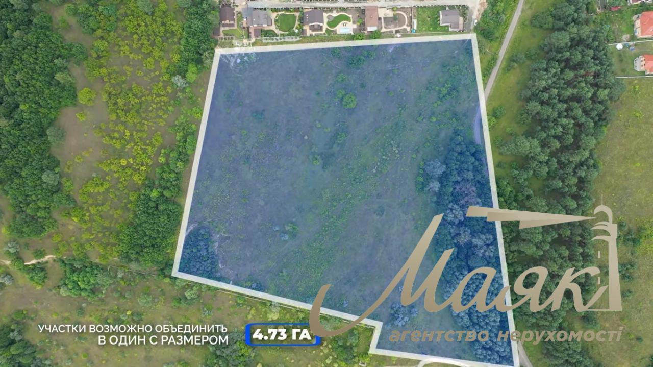 Sale of land in the village of Noviye Bezradichi, 1.74 HA, 2.99 HA, 4.73 HA, Kiev region