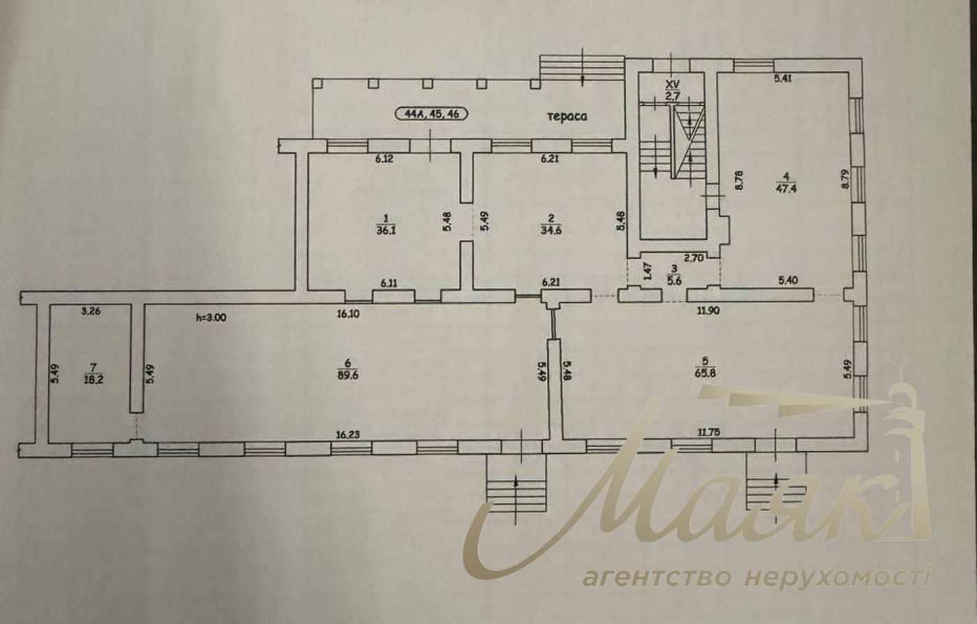 Продаж фасадного приміщення 110м2, Кловська