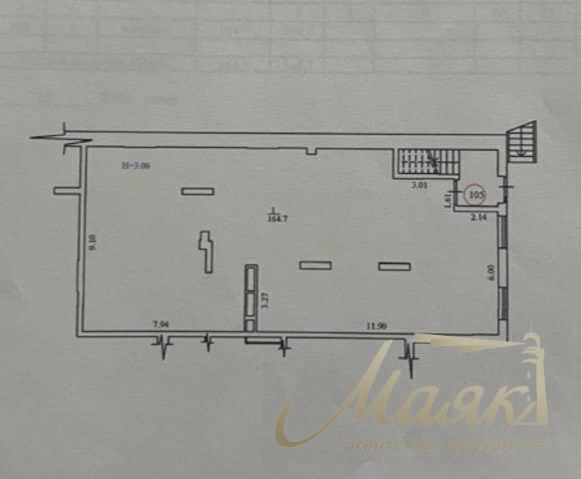 Rental of a 130 m2 facade premises in Riv'iera Residential Complex, Slavutich