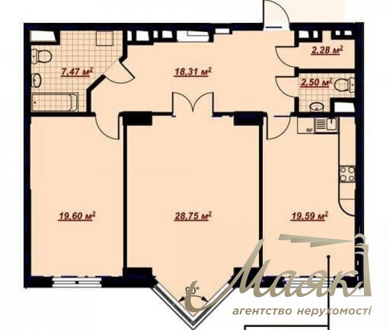 Продаж 2-к квартири з дизайнерським ремонтом в ЖК DELMAR вул.Драгомирова