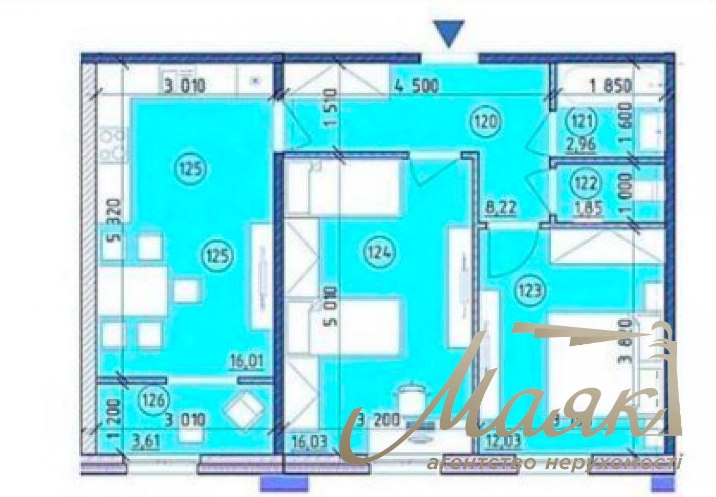 For sale 3-bedroom apartment LCD New England str. Maksimovicha