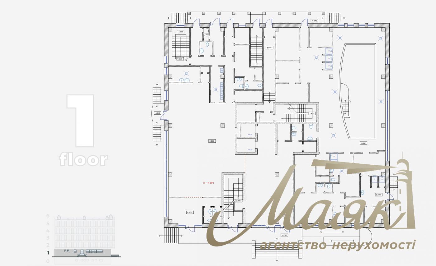 Health Complex for sale, Pervomaysky Park (17 General Vorobyov Street)