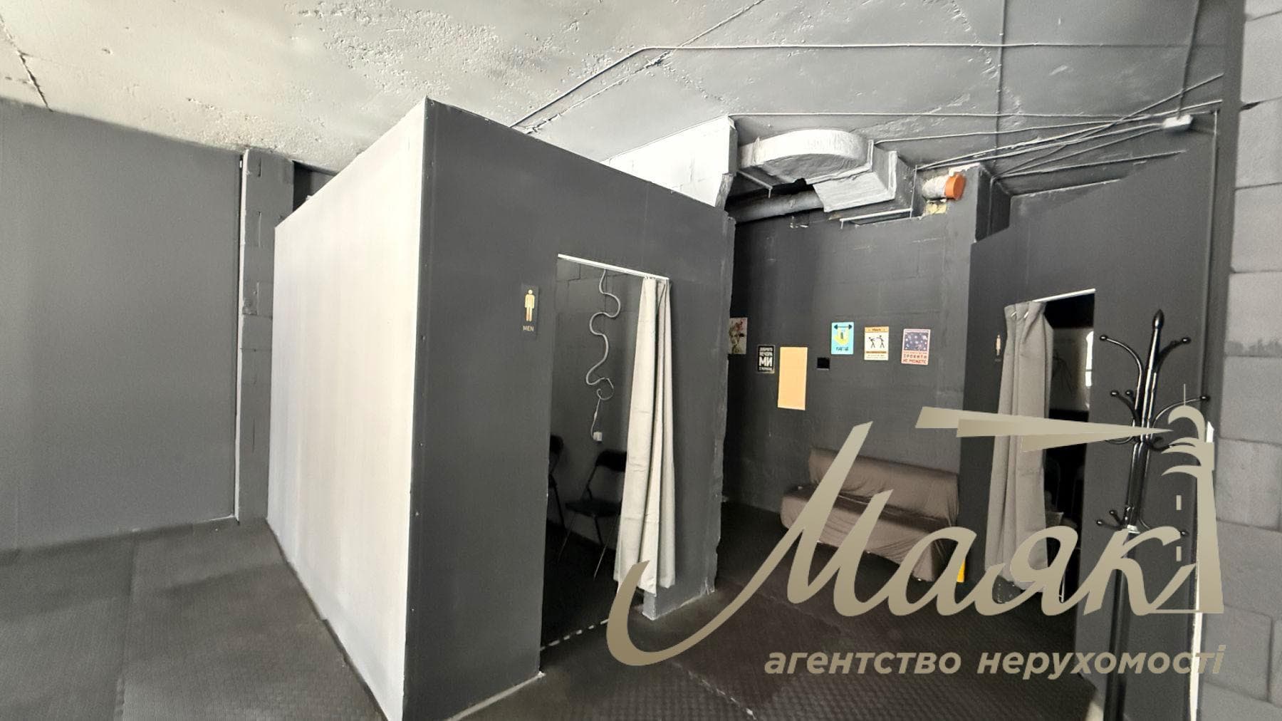 Оренда фасадного приміщення (418 м²) на першому поверсі за адресою: вул. Польова, 73, Солом’янський район.