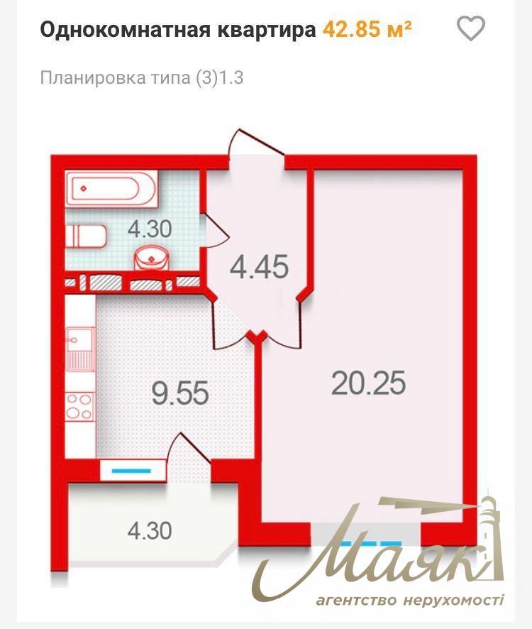 Продаж 1к квартири за переуступкою ЖК Шевченківський, вул. Златоустівська