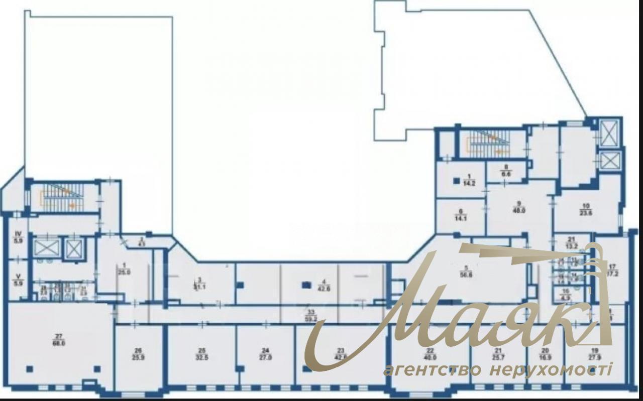 Office for sale in Seven Hills Business Center, 689 m2, Shevchenkivskyi district