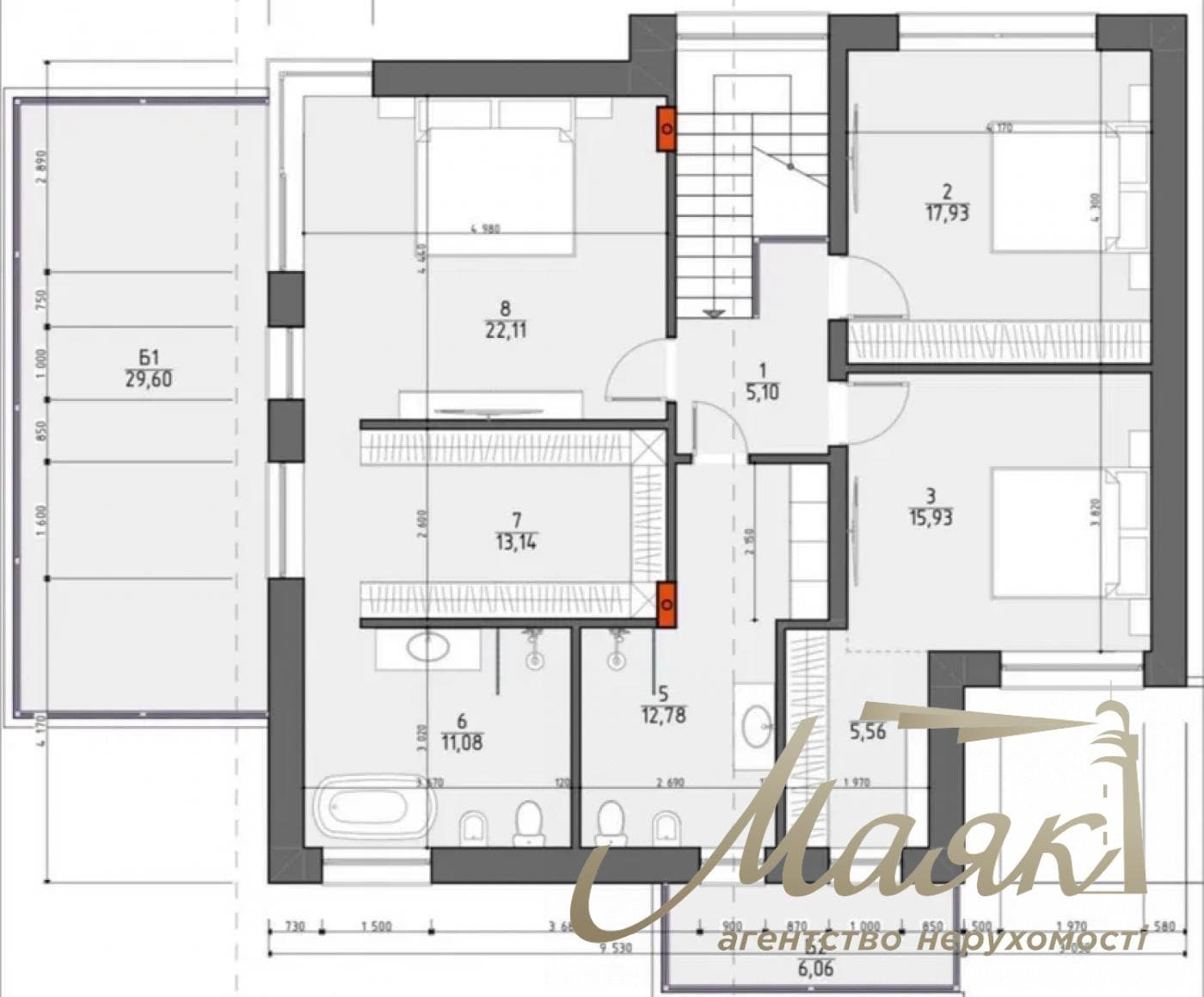 Продаж 2-поверхового будинку площею 270 м² + 40 м² підвал, Ходосівка, КГ «Нова Ходосівка»