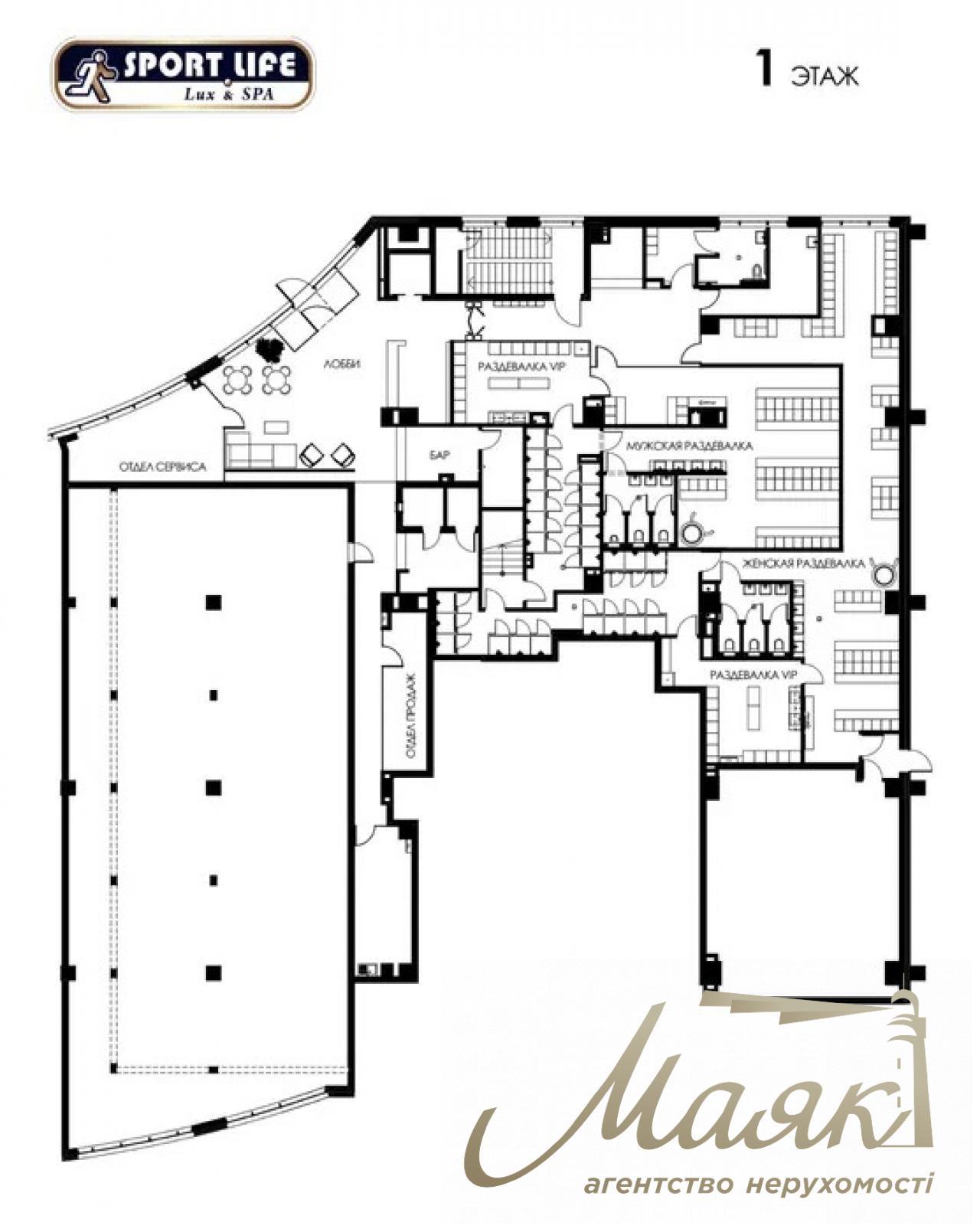 Продаж діючого орендного бізнесу, 10-12% річних, Фітнес центр