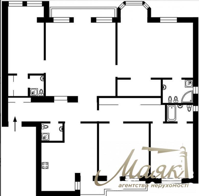 Продаж 5-кімнатної квартири, стм. Площа Українських Героїв, вул. Павла Скоропадського, 11, Центр, Київ