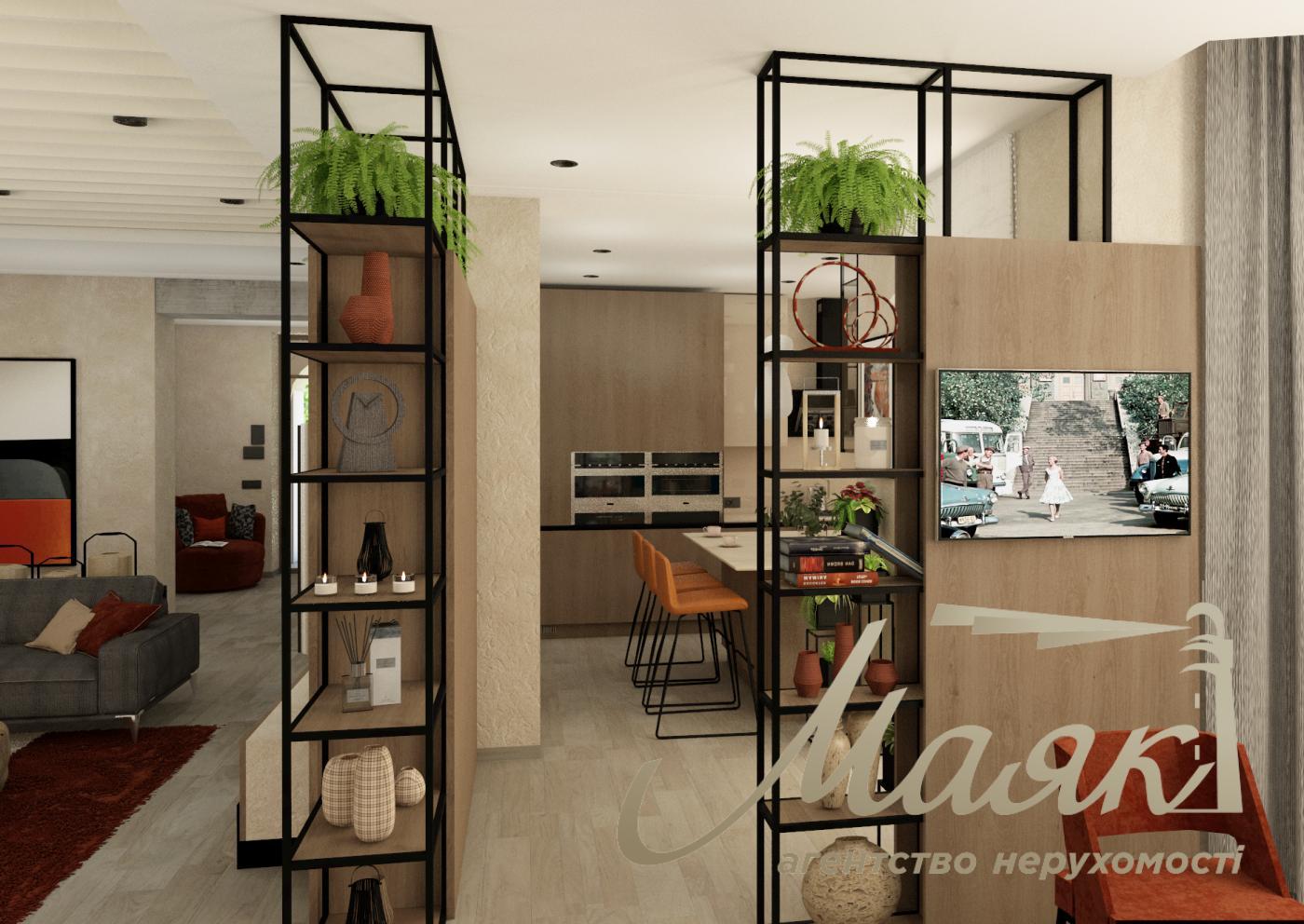 Продаж будинку з гаражем 365м2, ділянка 15 соток у КМ "ОБРІЙ - К" вул. Центральна, у с. Козин,