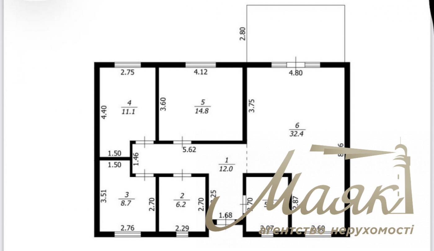 Продаж одноповерхового будинку 106 м² у Голосіївському районі, вул. Бродівська (Чапаївка / Віта-Литовська)