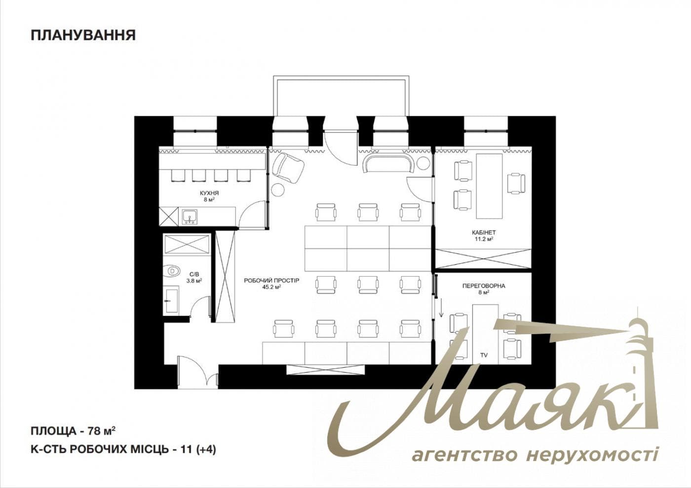 Оренда офісу в центрі Києва, вул. Велика Васильківська, 41