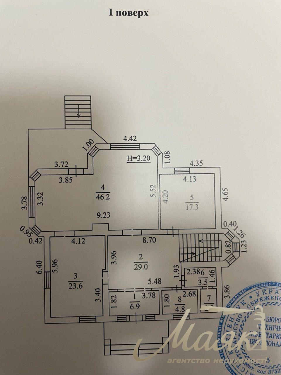 Продаж 2-х поверхового будинку 384.2м2, Лісники