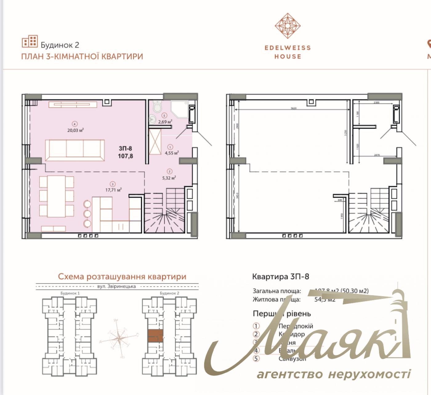 Продаж пентхауса 108 кв.м у ЖК Edelweiss House|Печерськ| Звіринецька