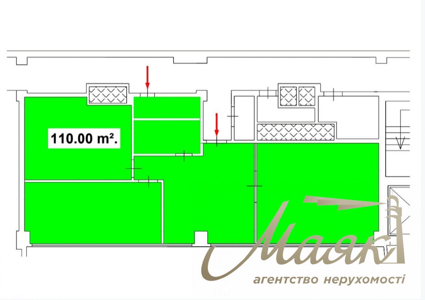 Оренда офісу 77 кв.м в БЦ Леонардо по вул. Богдана Хмельницького 52/17
