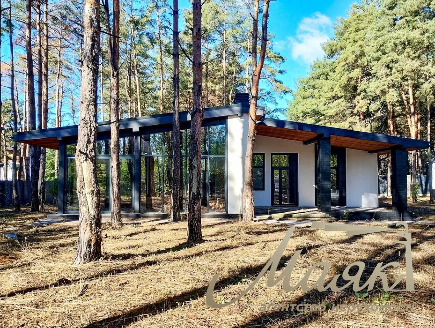 Продажа нового дома в лесу — стильный современный коттедж в селе Зазимье, Броварский район.