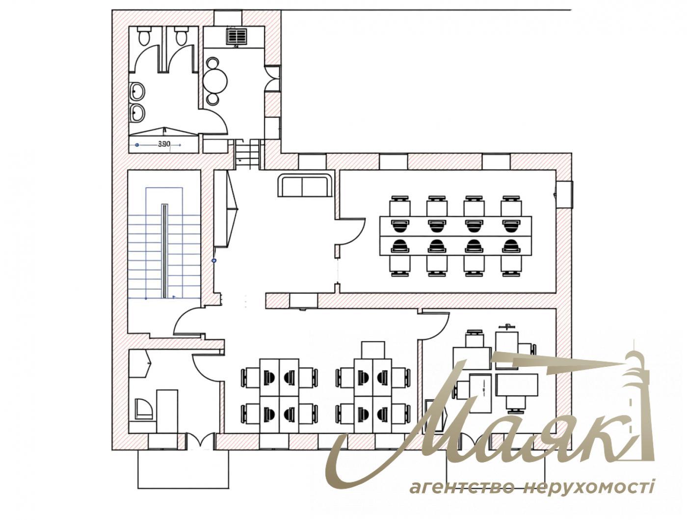 Office for rent in the center, Ivan Franka str.