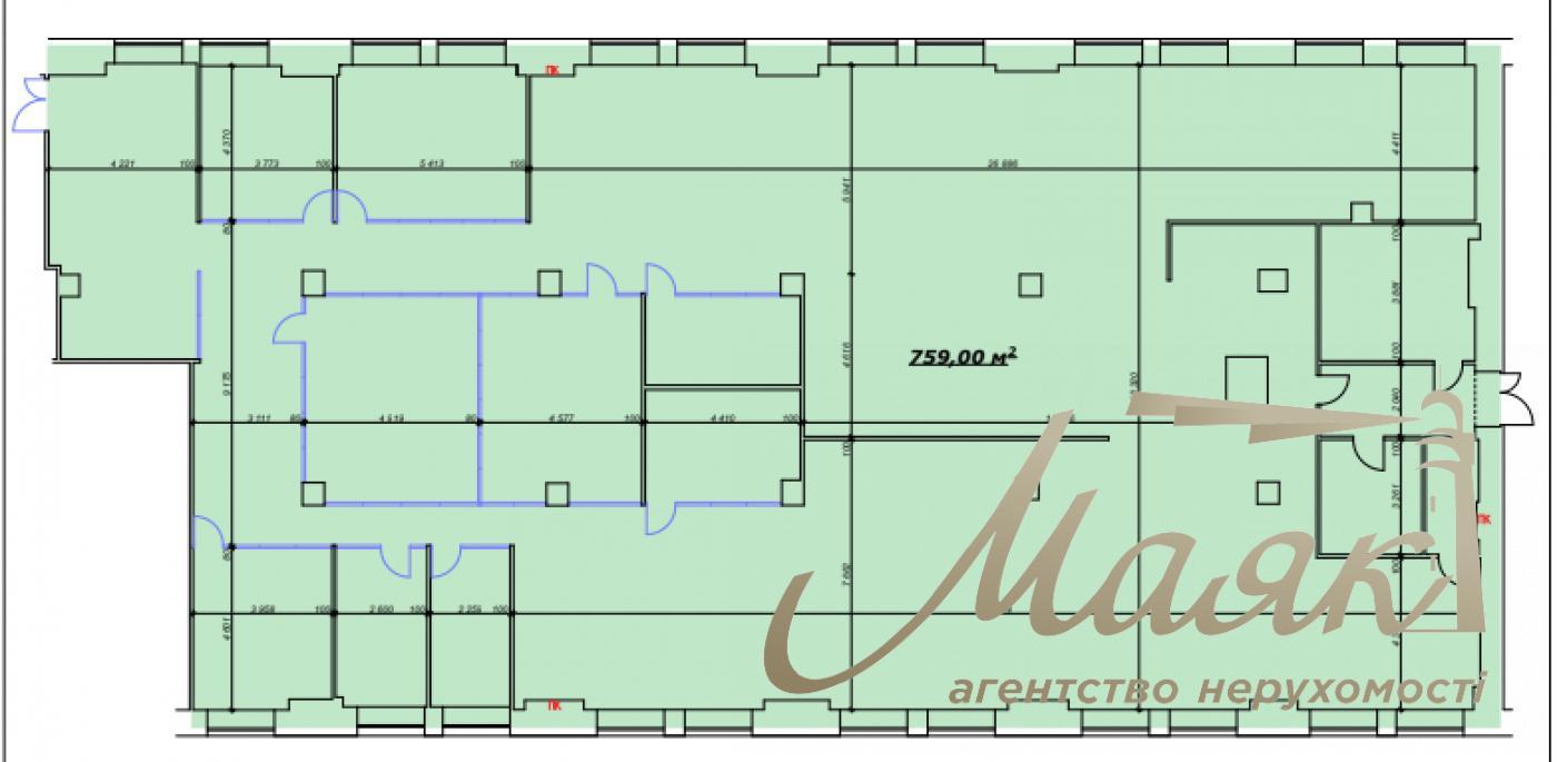 Оренда офісу 271м2 БЦ Horizon Park вул. Амосова 12 Солом'янка