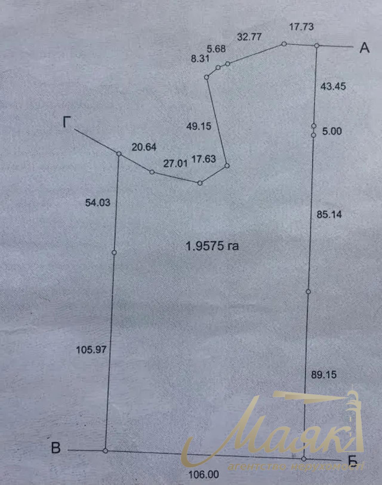 Sale of land plot 2 hectares for construction in the village of Gorenichi