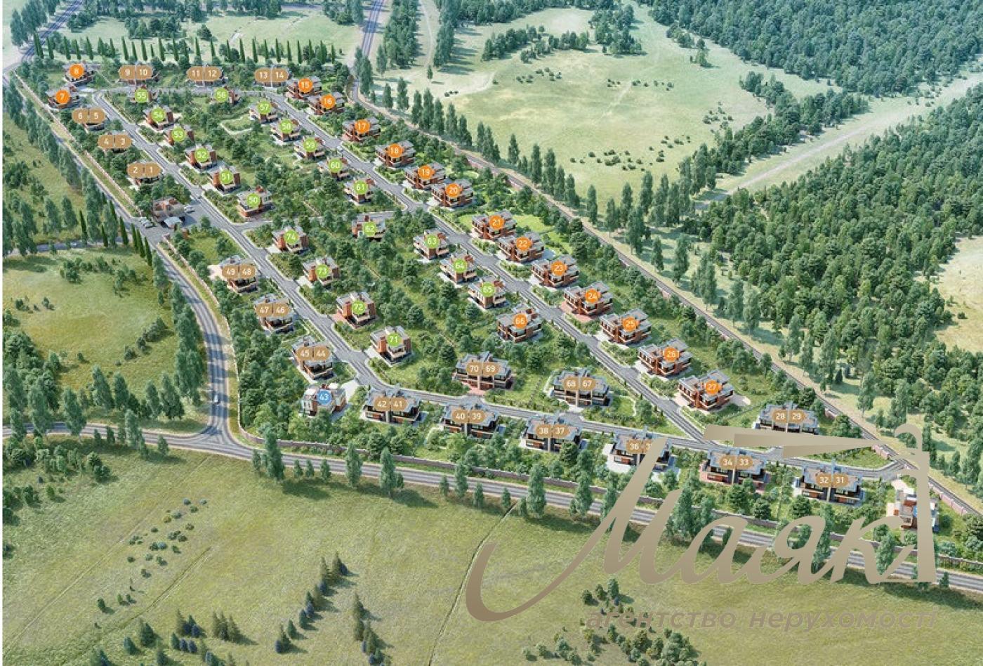 Sale of land for cottage town Koncha-Zaspa. Kozin village