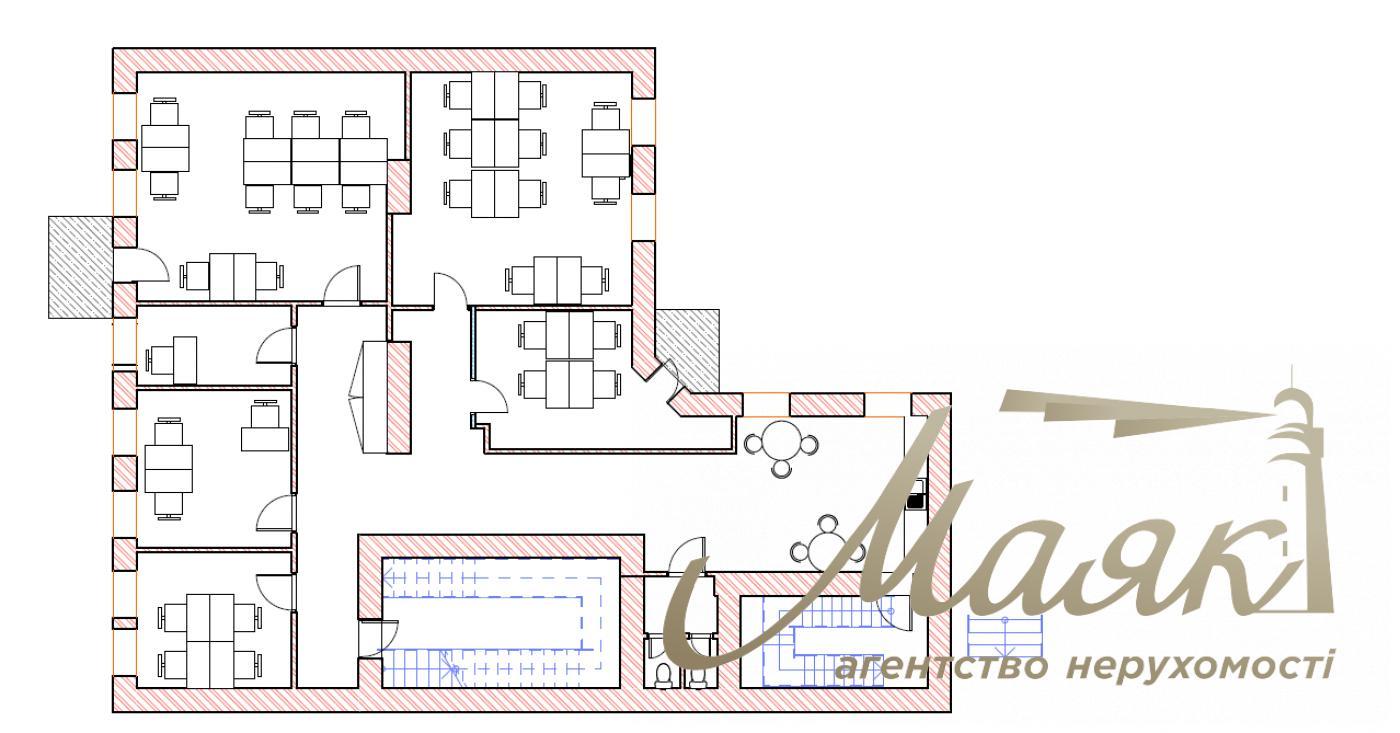 Оренда офісу 268м2 у центі, вул. Ярославів Вал, 7