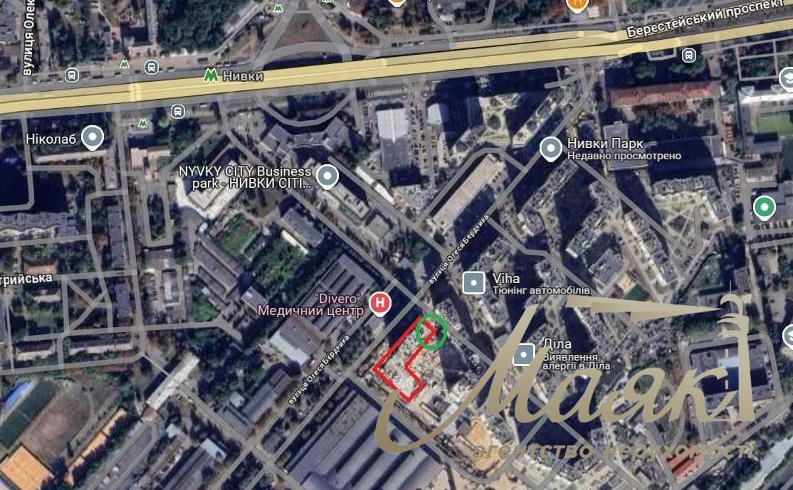 Оренда фасадного приміщення 65 м2 у ЖК Нивки Парк