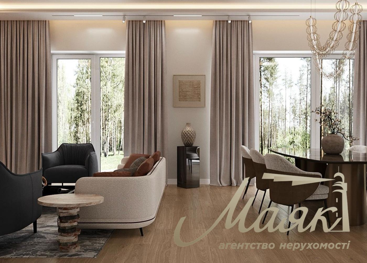 Продаж 1 поверхового будинку 212м2, КМ Золоче