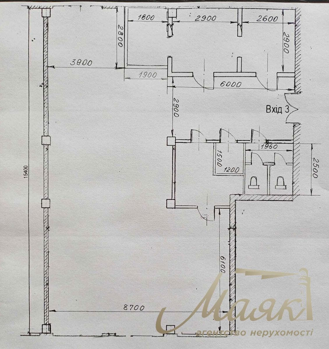 Оренда фасадного приміщення площею 150 м² на вулиці Преображенській, Солом’янський район