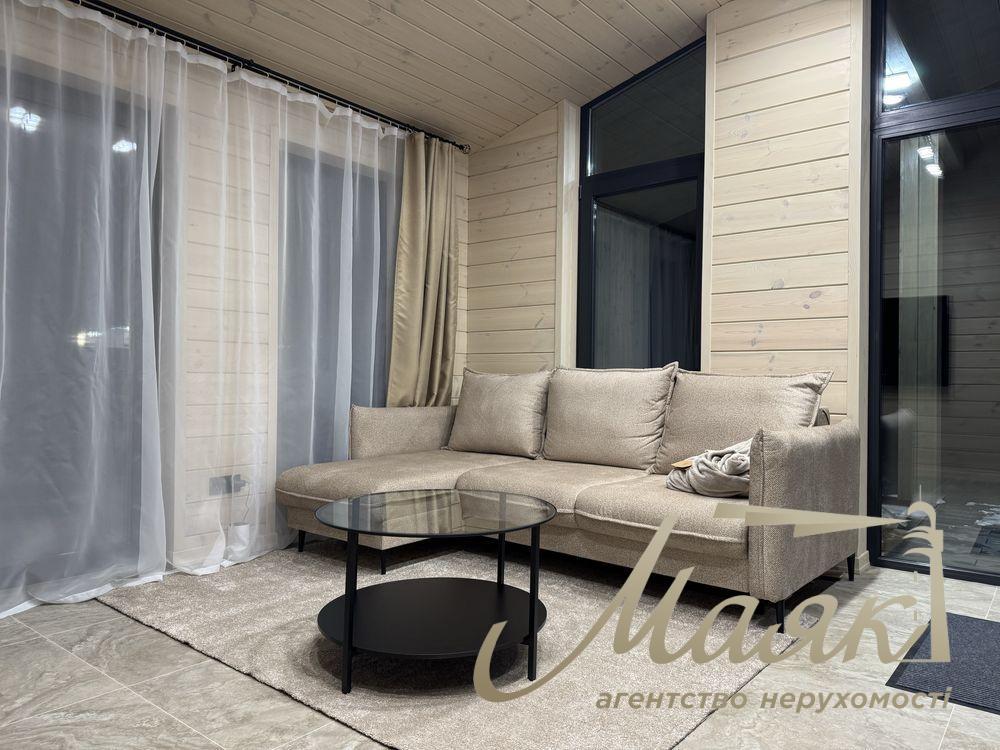 Оренда автономного будинку 140м2 в стилі барнхаус з басейном у Рославичах