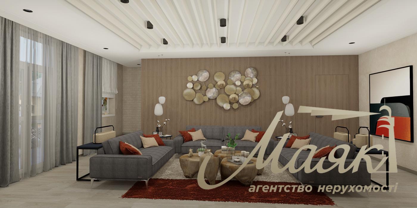 Продаж будинку з гаражем 365м2, ділянка 15 соток у КМ "ОБРІЙ - К" вул. Центральна, у с. Козин,