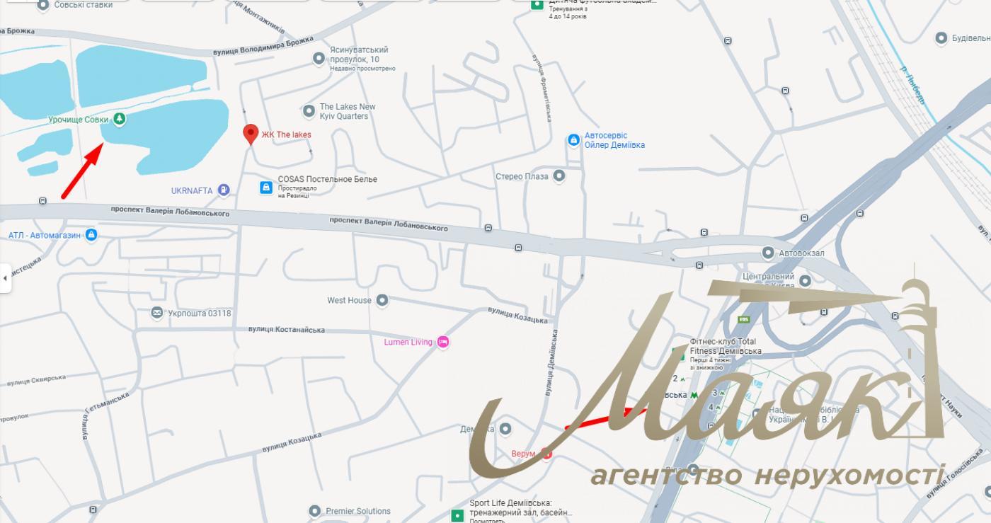 Продажа 1-комнатной квартиры, 55м², ЖК The Lakes. Демеевка, Голосеевский район, Киев