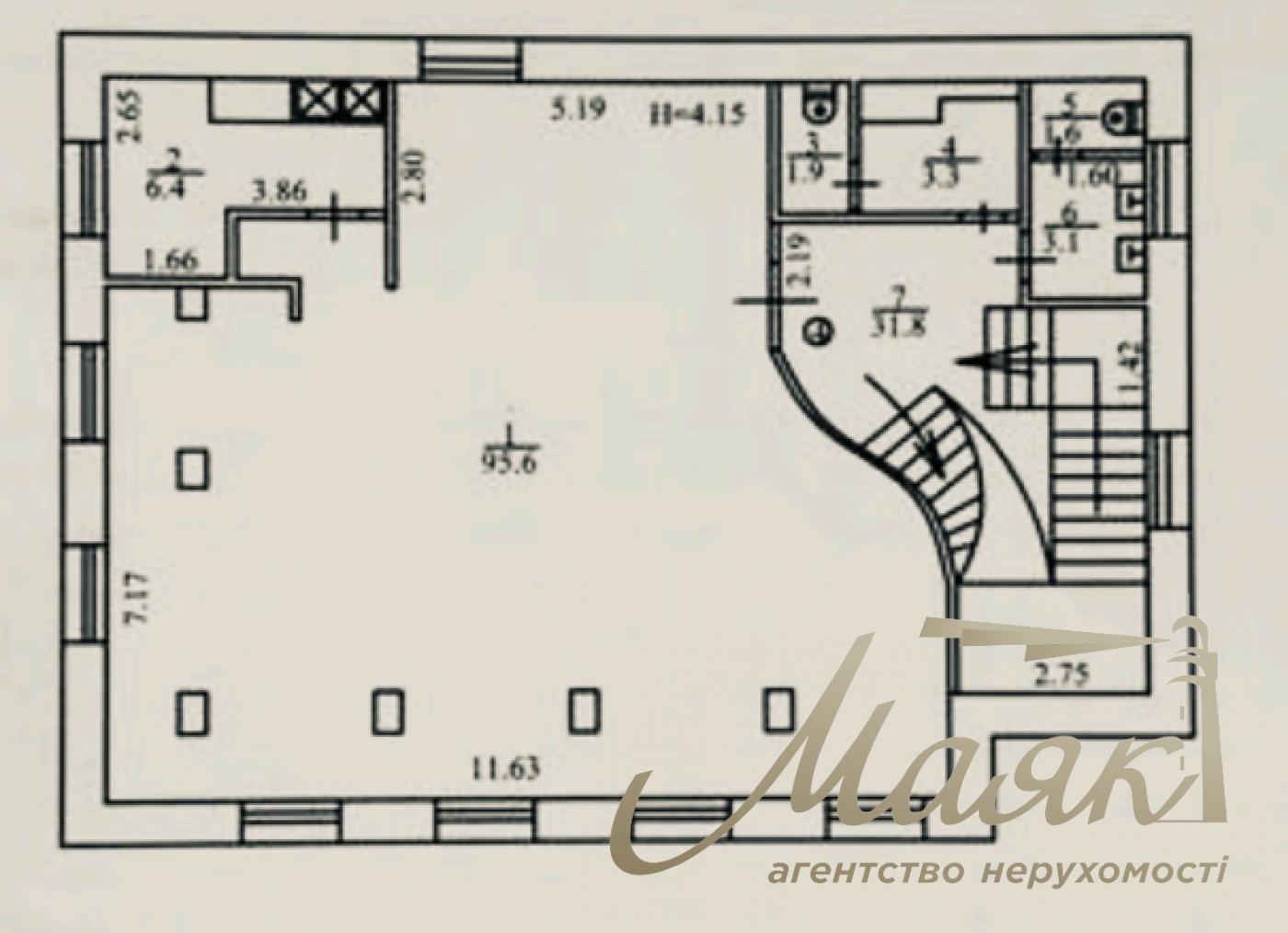 Rent of premises for a restaurant on Almazova St. 12, Pechersk