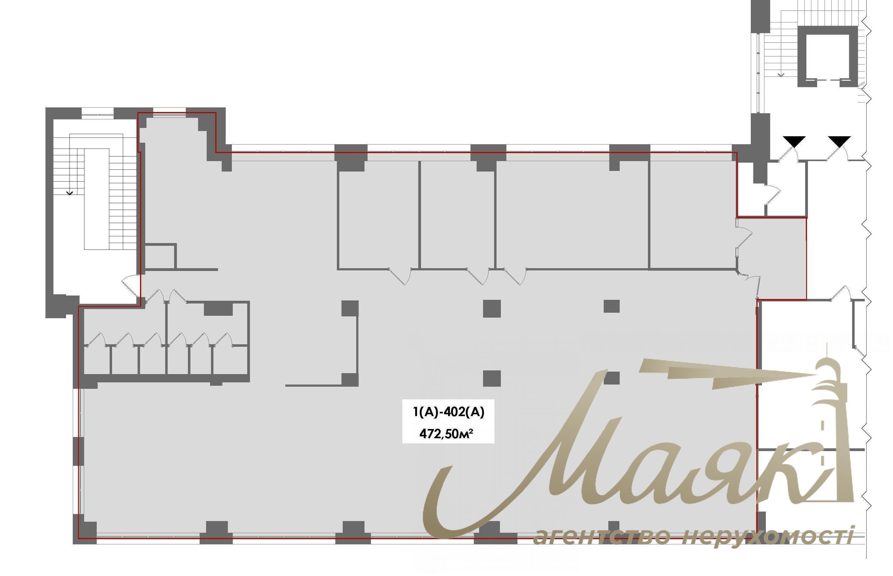 Аренда офиса 500 м2 в БЦ West Side, Дорогожичи