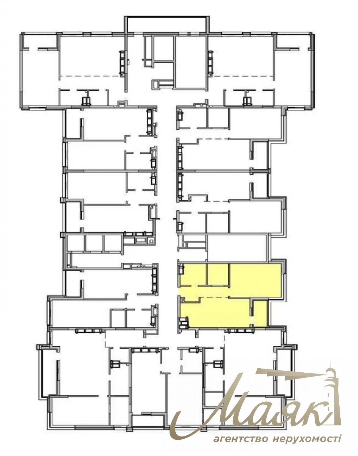 For sale 1k. apartment 60m in Residential Complex Maxima Residence, Maxima Residence, Konovaltsa str., Pechersk