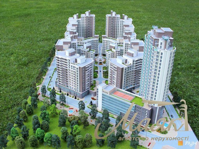 Sale of 1-room apartment 42 m2 in the residential complex French Quarter, Academician Filatov Street 2/1