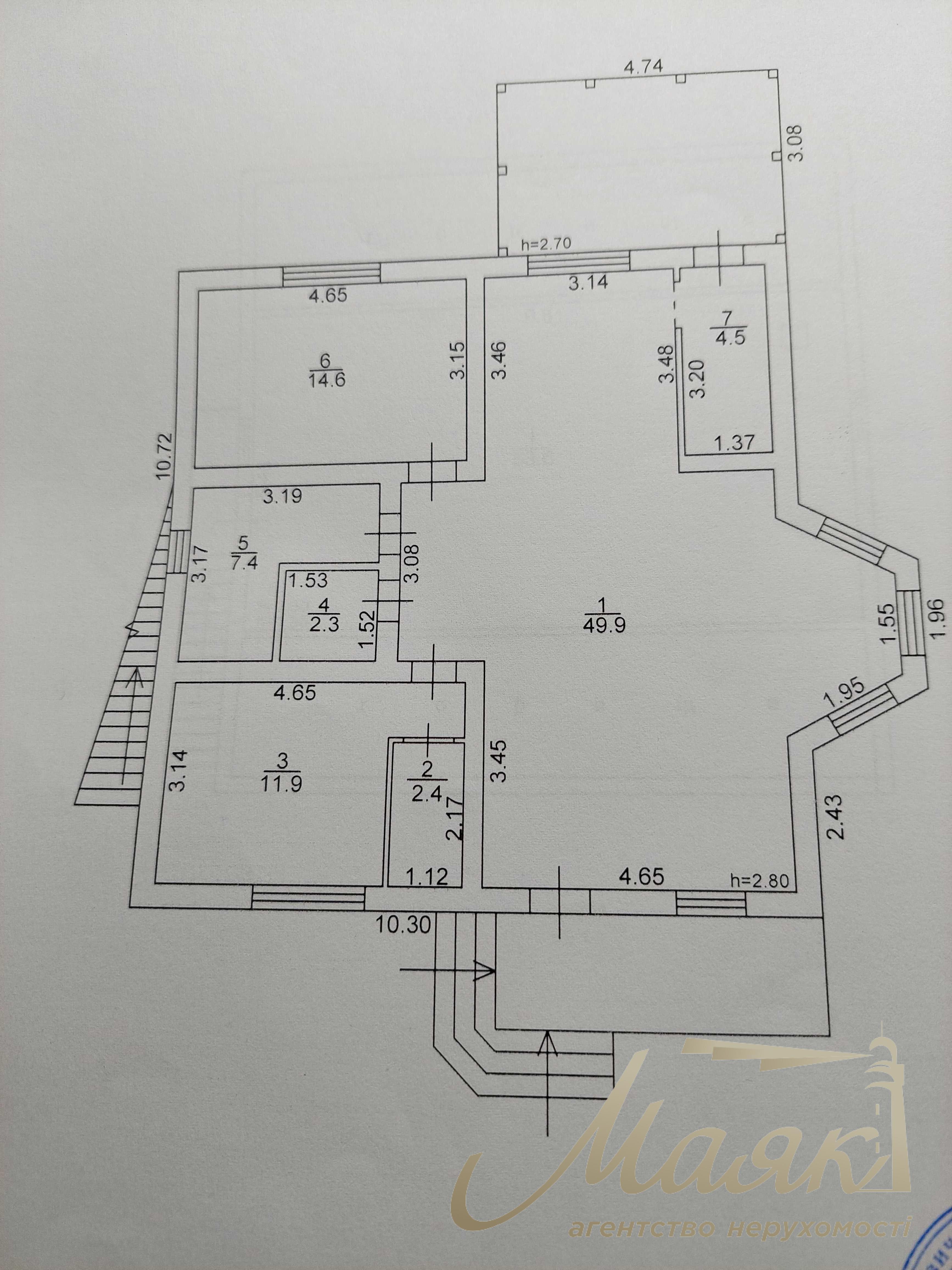 Продаж будинку з ремонтом 147м2 у Лісниках, біля озера.