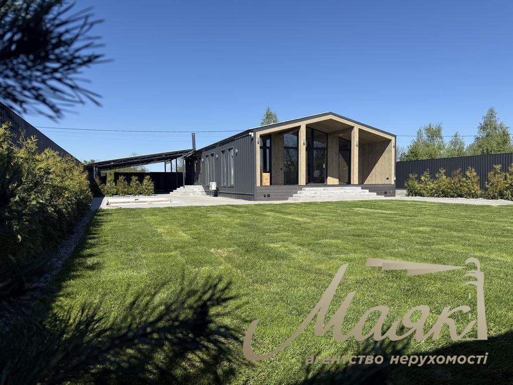 Оренда автономного будинку 140м2 в стилі барнхаус з басейном у Рославичах