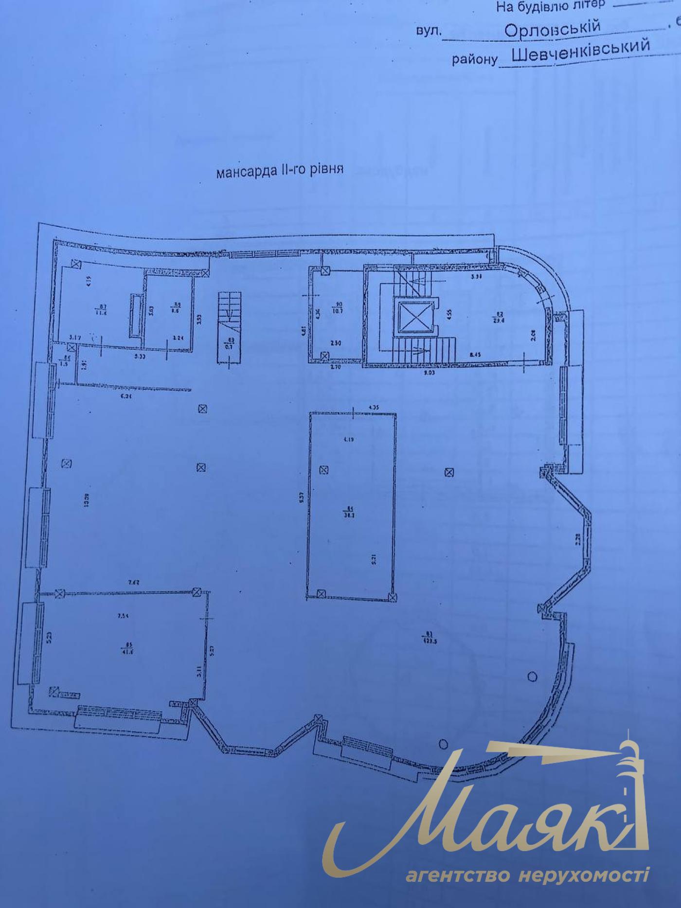 Аренда офиса 720м2 в БЦ Орловский, ул. Олешковская 8/1, Шеченковский район.