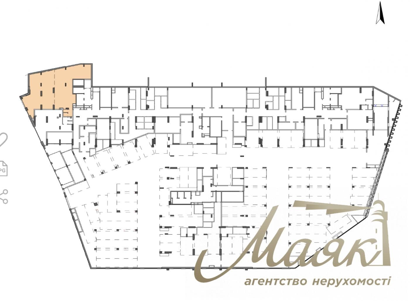 Продаж комерційного приміщення площею 180,27 м² у ЖК «Maxima Residence» у центрі Києва