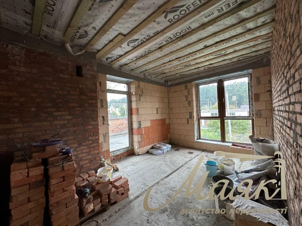 Продаж сучасного 2х-поверхового будинку 200 м² + тераса 30м2 у с. Віта поштова, Київська область, Ліс, Асфальтований під'їзд, Теремки, Одеський напрямок.