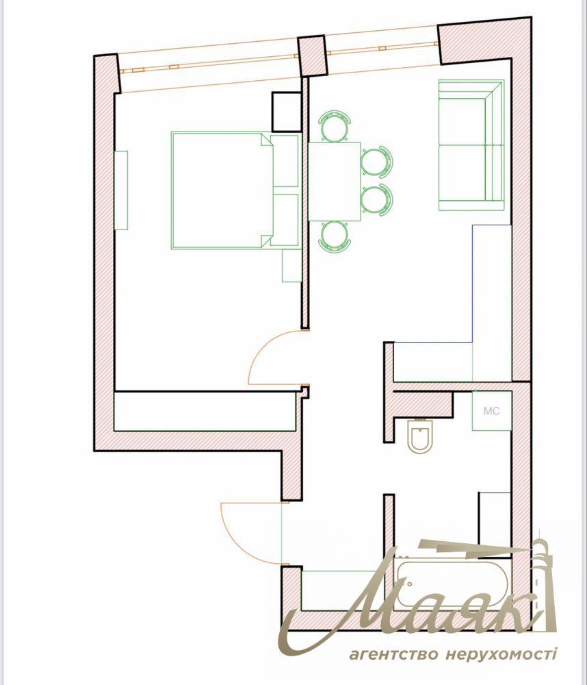Продажа 2-х комнатной квартиры, ЖК Славутич 1.0