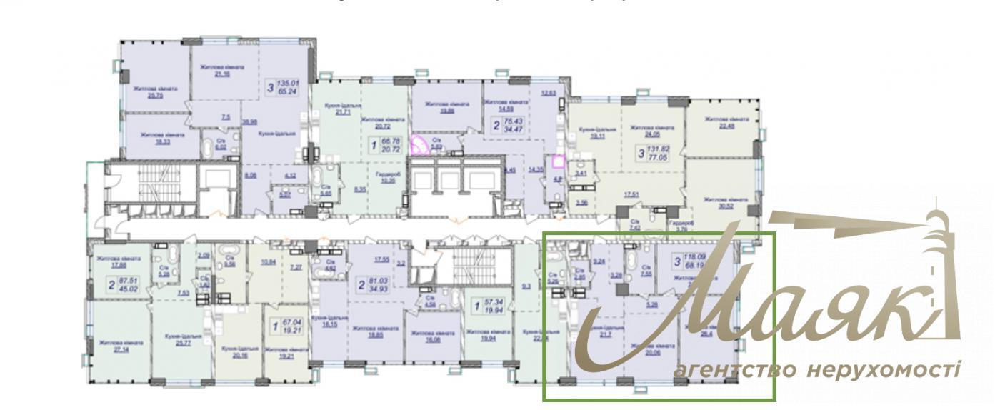 Продаж фасадної комерції в ЖК Новопечерські Липки
