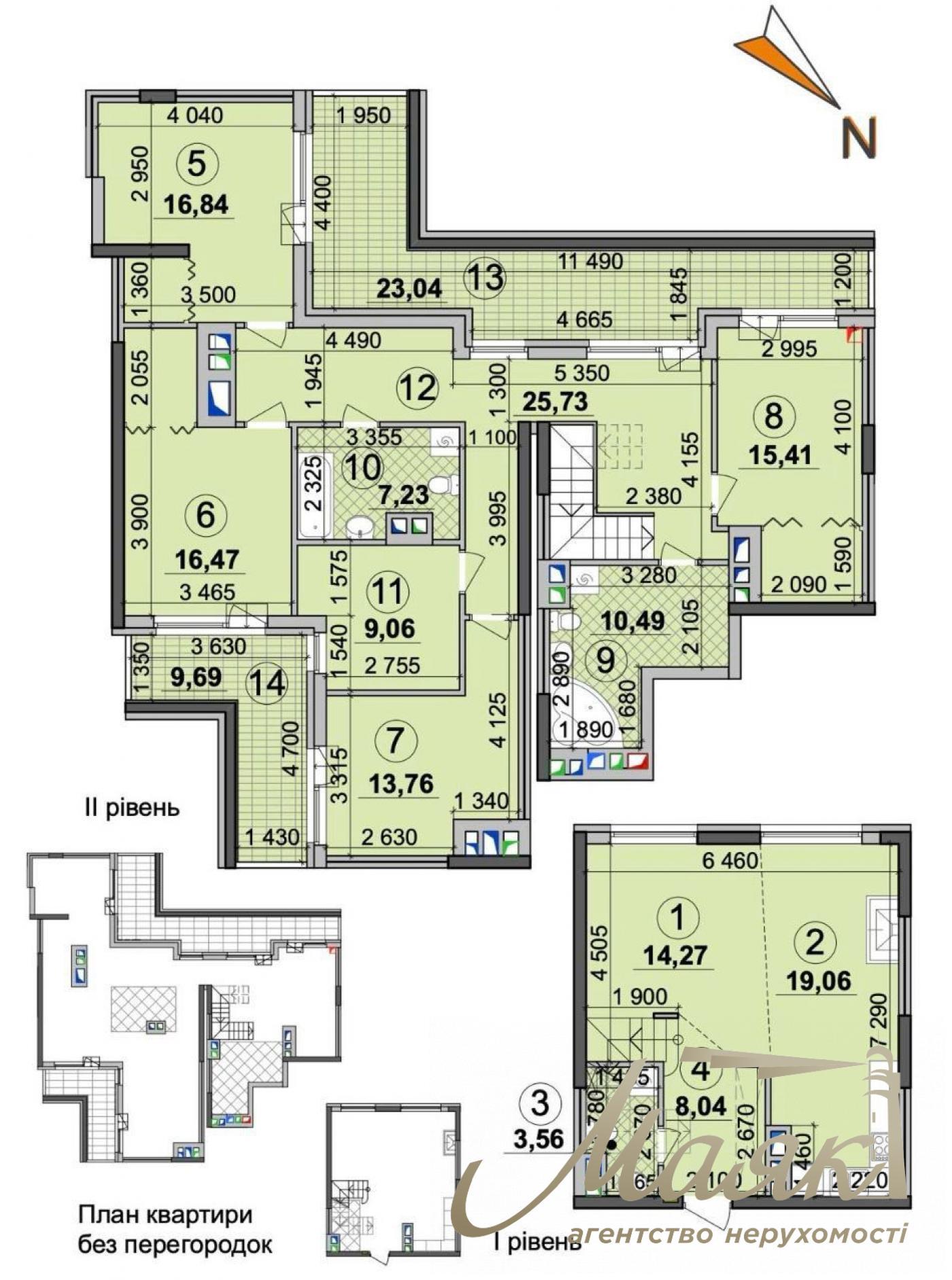 Продажа пентхауса 180м2, ЖК Seven, Осокорки