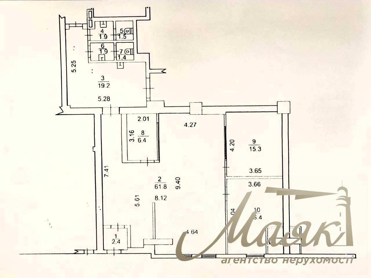 Оренда офісу 122м2 , Золоті Ворота